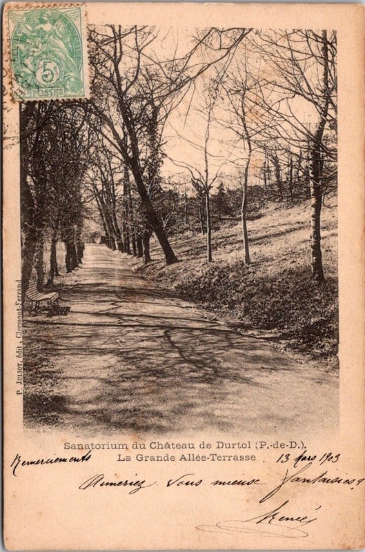 *62741 Cpa 63 Sanatorium Du ChÃ¢Teau De Durtol ..