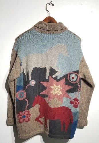 トップス vintage wool knit polo cardigan t shirt Rare Vintage 1990 Ralph Lauren Polo Country Equestrian Wool