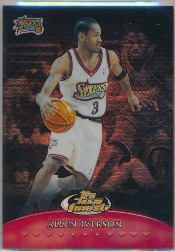 1999 FINEST DUNK MASTERS DUNK MASTERS #DM12 ALLEN IVERSON 628/750