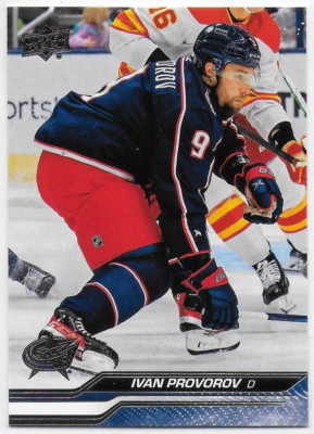 2023-24 Upper Deck #540 Ivan Provorov - Columbus Blue Jackets