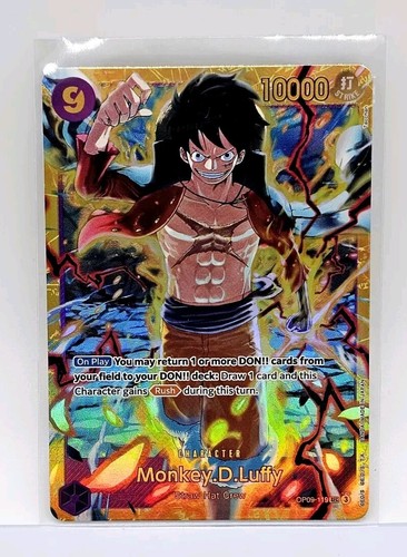 ワンピース カード MONKEY D. LUFFY #119 Monkey D. Luffy OP09-119 SEC Emperors in the New World - ONE