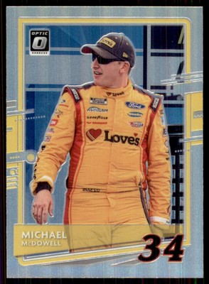 2021 Donruss Racing Optic Silver Prizm #25 Michael McDowell