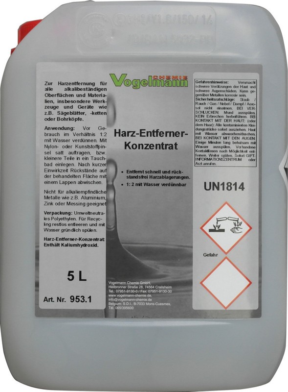 Harzentferner HarzlÃ¶Ser FÃ¼R KettensÃ¤Ge MotorsÃ¤Ge KreissÃ¤Ge Hobelmesser Etc