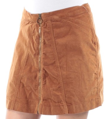 

Женская коричневая мини-юбка трапециевидной формы Buffalo на молнии с высокой посадкой Размер: 28 Талия, Коричневый