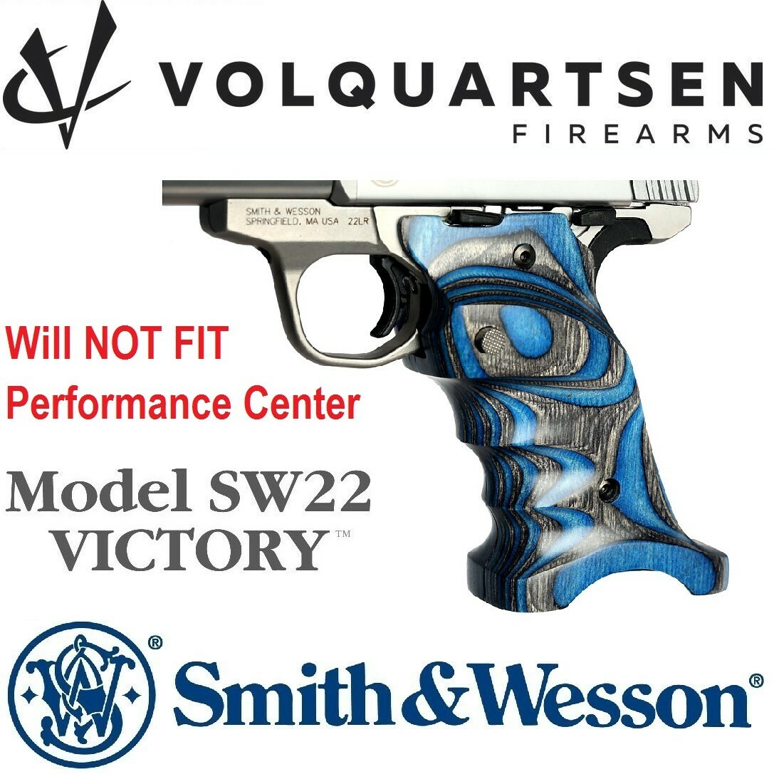 Volquartsen Smith & Wesson Victory SW22 Blue Laminated Wood