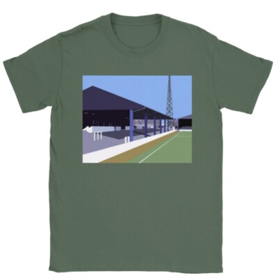 Carlisle United T-Shirt - Old Brunton Park - Football Casual Terrace Clothing