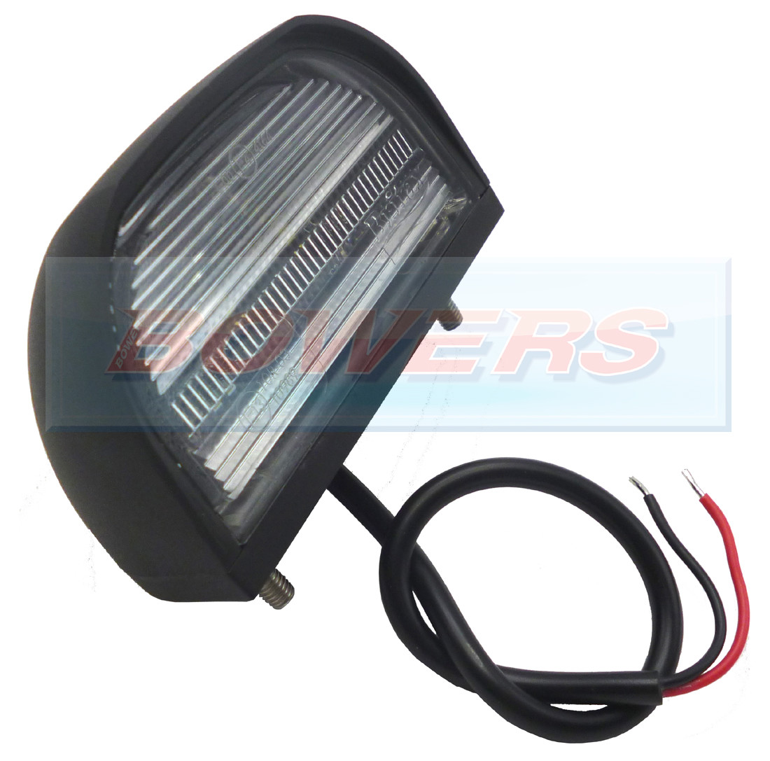 rear registration plate lamp