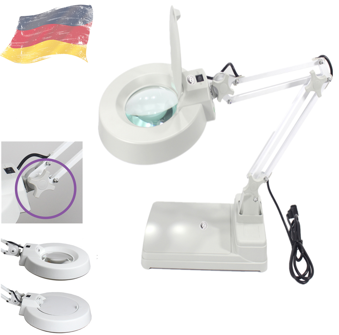 NEU LED Lupenleuchte 10 Dioptrien 22W Arbeitsleuchte Lupenlampe Lupe Kaltlicht