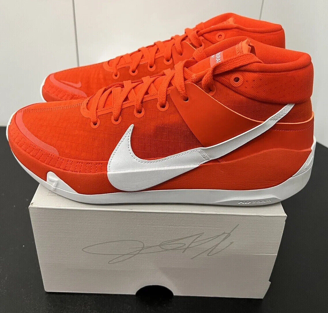 

Мужские кроссовки Nike Kevin Durant KD 13 TB Team Orange White CW4115-802 размер 12, Оранжевый, Nike KD 13