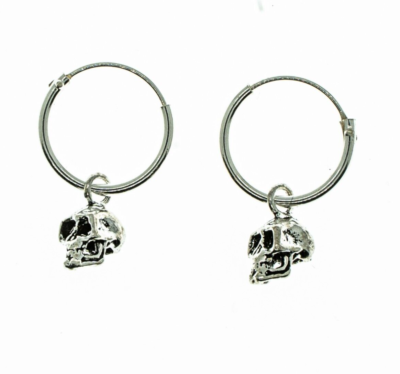 Ladies 2024 skull earrings