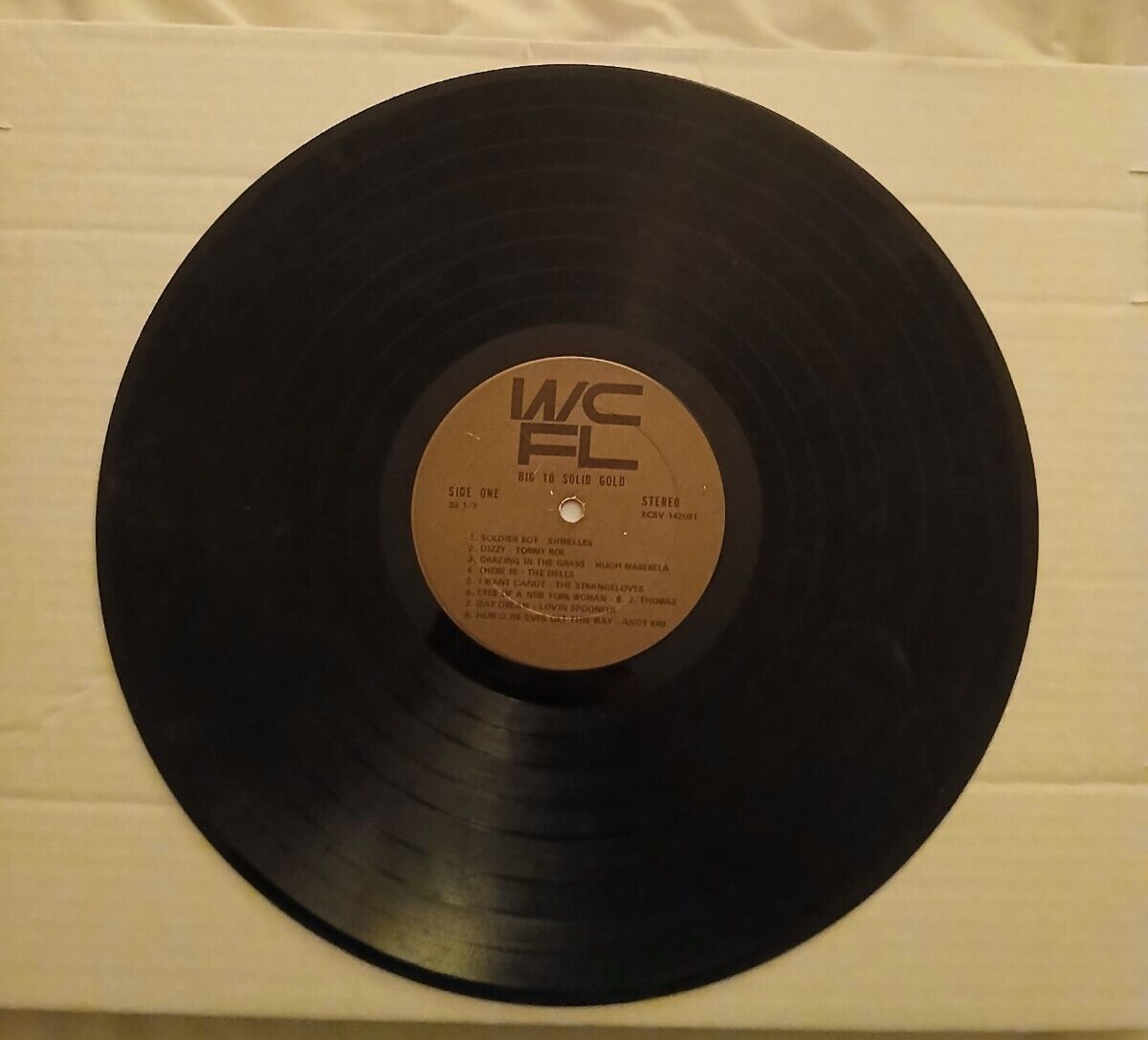 Various-Big 10 Radio Present Solid Gold For Chicago-Vinyl LP Record-XCSV-142091 Various-Big 10 Radio Present Solid Gold For Chicago-Vinyl LP Record-XCSV-142091