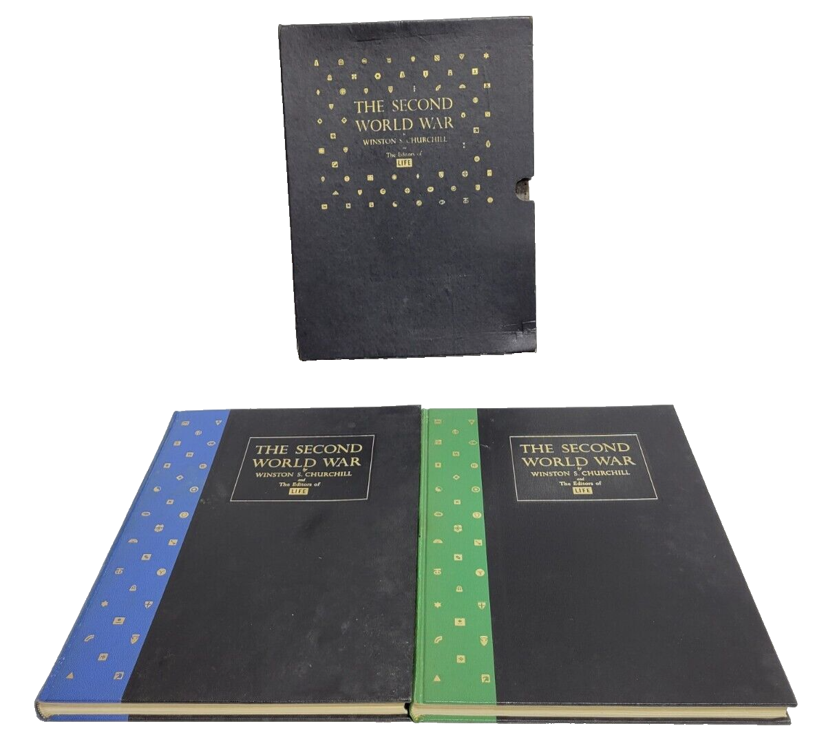 The Second World War by Winston S. Churchill and The Editors of Life Vol I & II