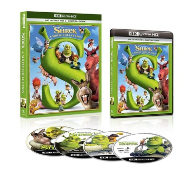 Shrek 4-Movie Collection - 4K Ultra HD + Digital 4K UHD Blu-ray  NEW