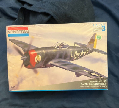 sealed 1/48 kit Monogram P-47D Thunderbolt Ace Col. David Schilling's plane