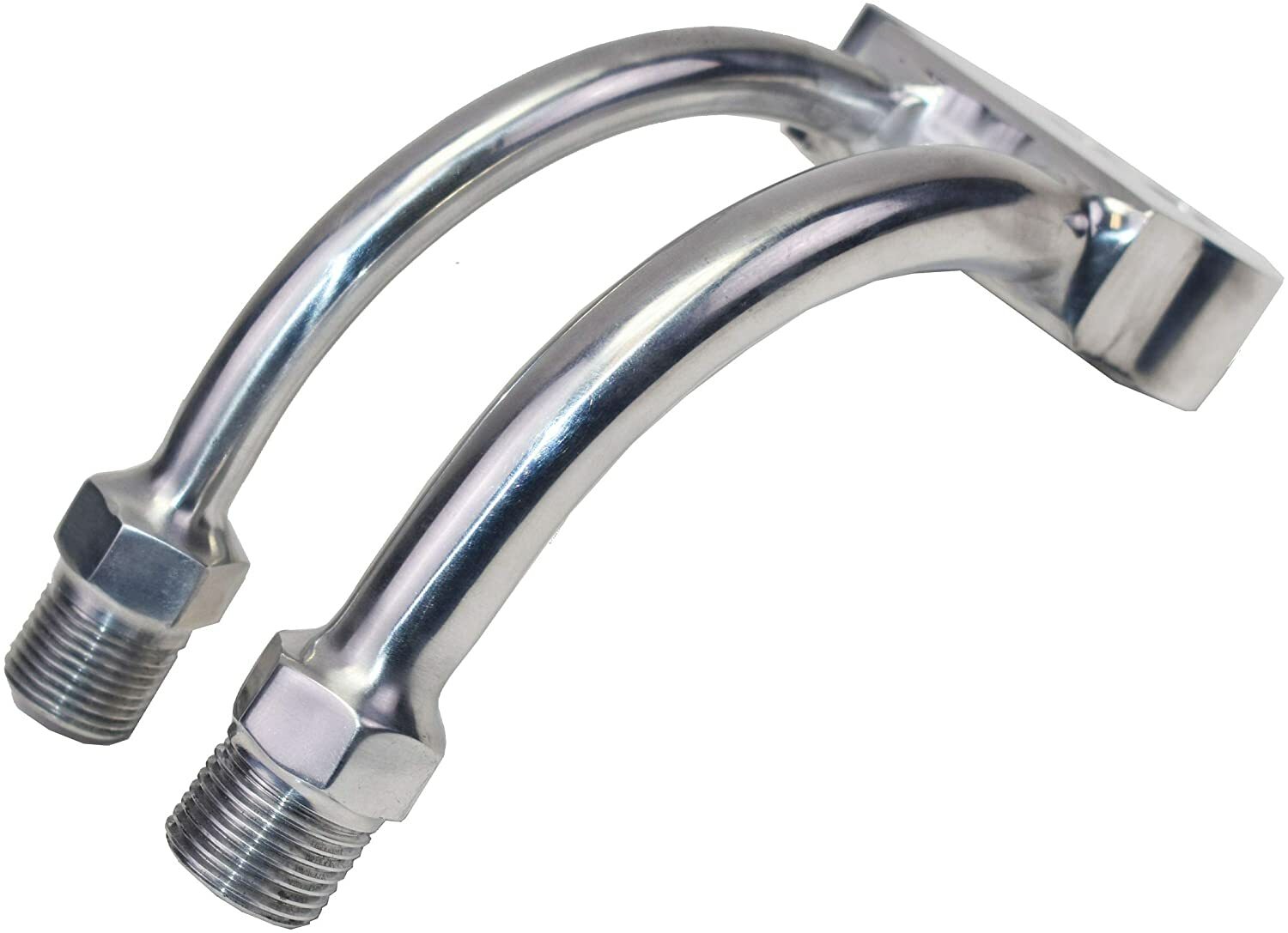 A/C Compressor Curved Manifold Compatible W/ Sanden SD7B10 7176 SD7