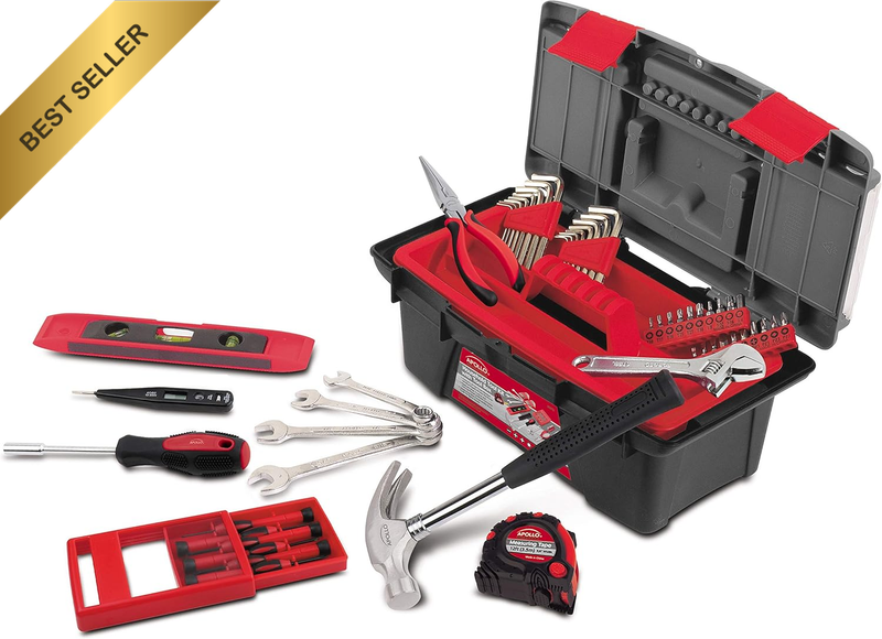 Tools DT9773 53-Piece Household Tool Kit with Tool Box