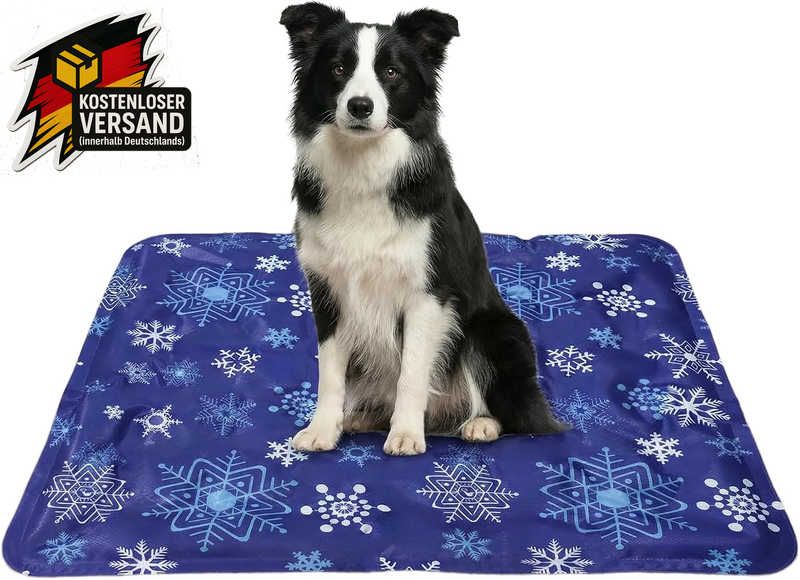 Kühlmatte Hund Katze Selbstkühlend Wassergel 60x90cm für Innen Außen Tierschutz