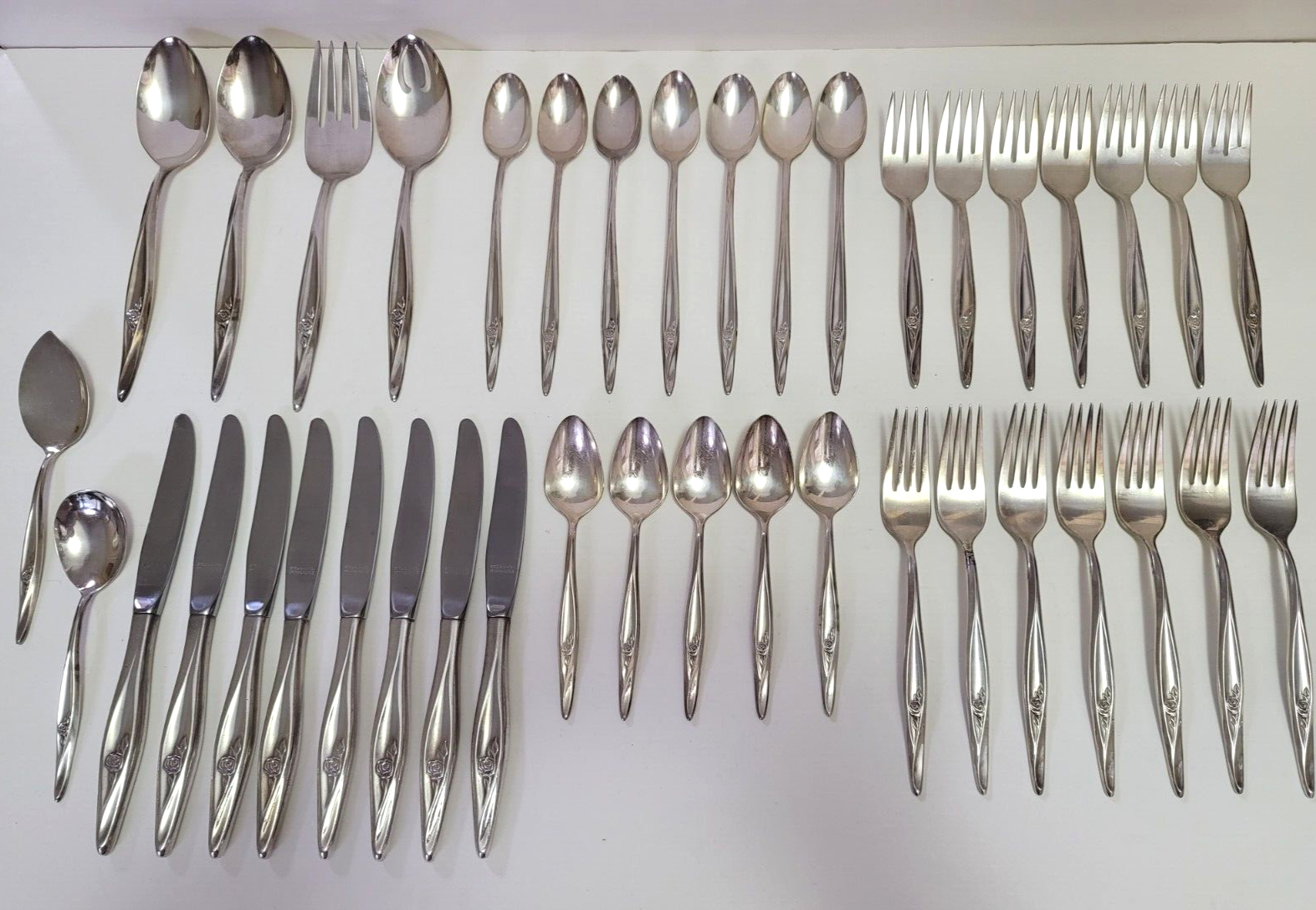 Reed Barton Stainless Flatware Reed & Barton Diamond Pattern