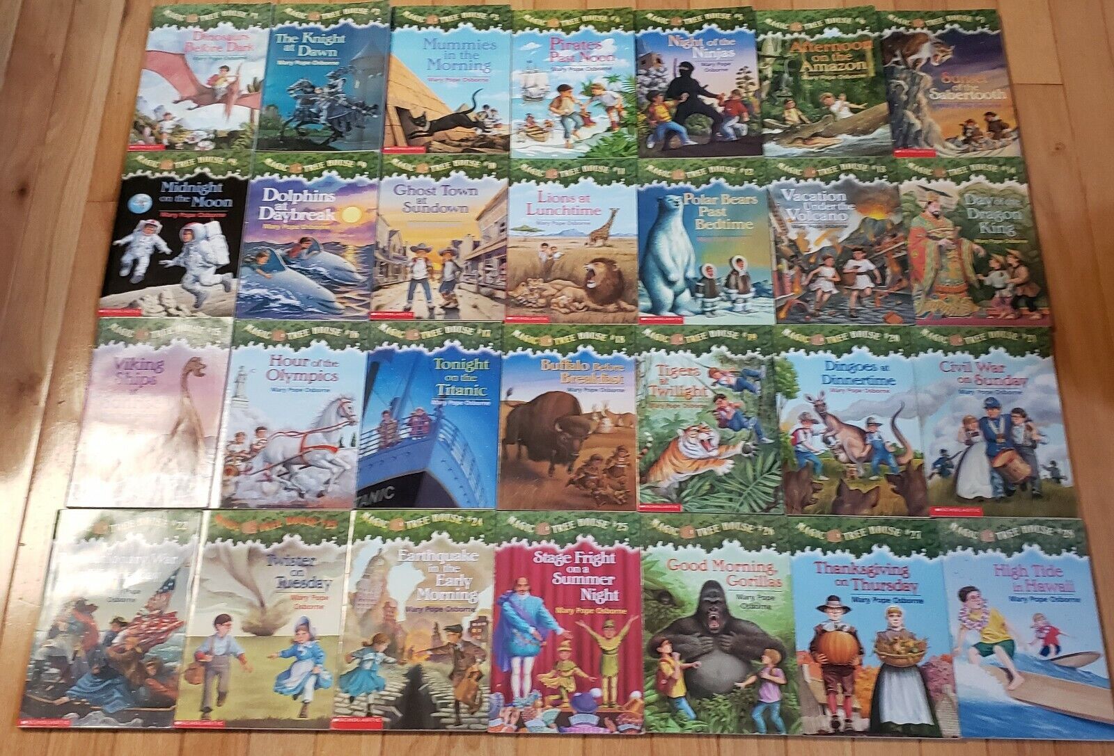Magic Tree House Books 1-28 Paperback Mary Pope Osborne Magic Tree House Books 1-28 Paperback Mary Pope Osborne