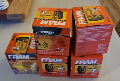 Qty 5 Fram Extra Guard Sure Grip PH9688 Oil Filter