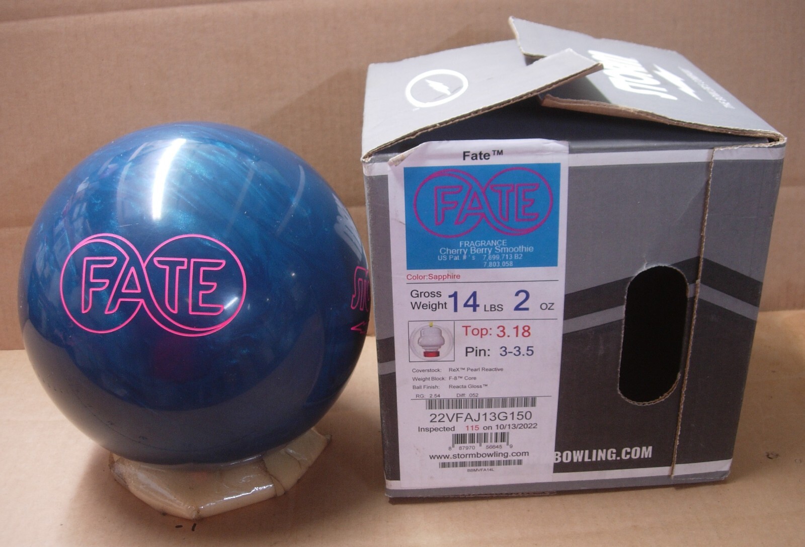 g BELMO 14 lb 2 oz TW 3.18 NIB Storm 2022 FATE new undrilled