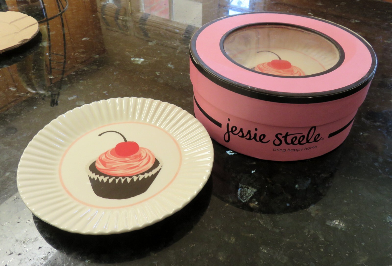 Jessie Steele for Magenta Porcelain Cupcake Cherry Dessert