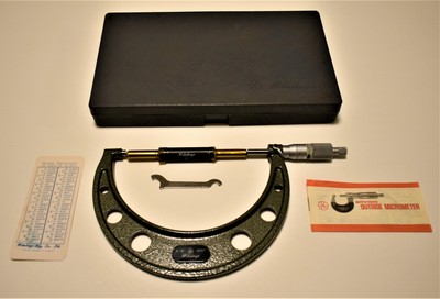 MITUTOYO 5-6'' OUTSIDE MICROMETER NO. 103-220A OM-6'' MACHINIST .0001'' FREE SHIP