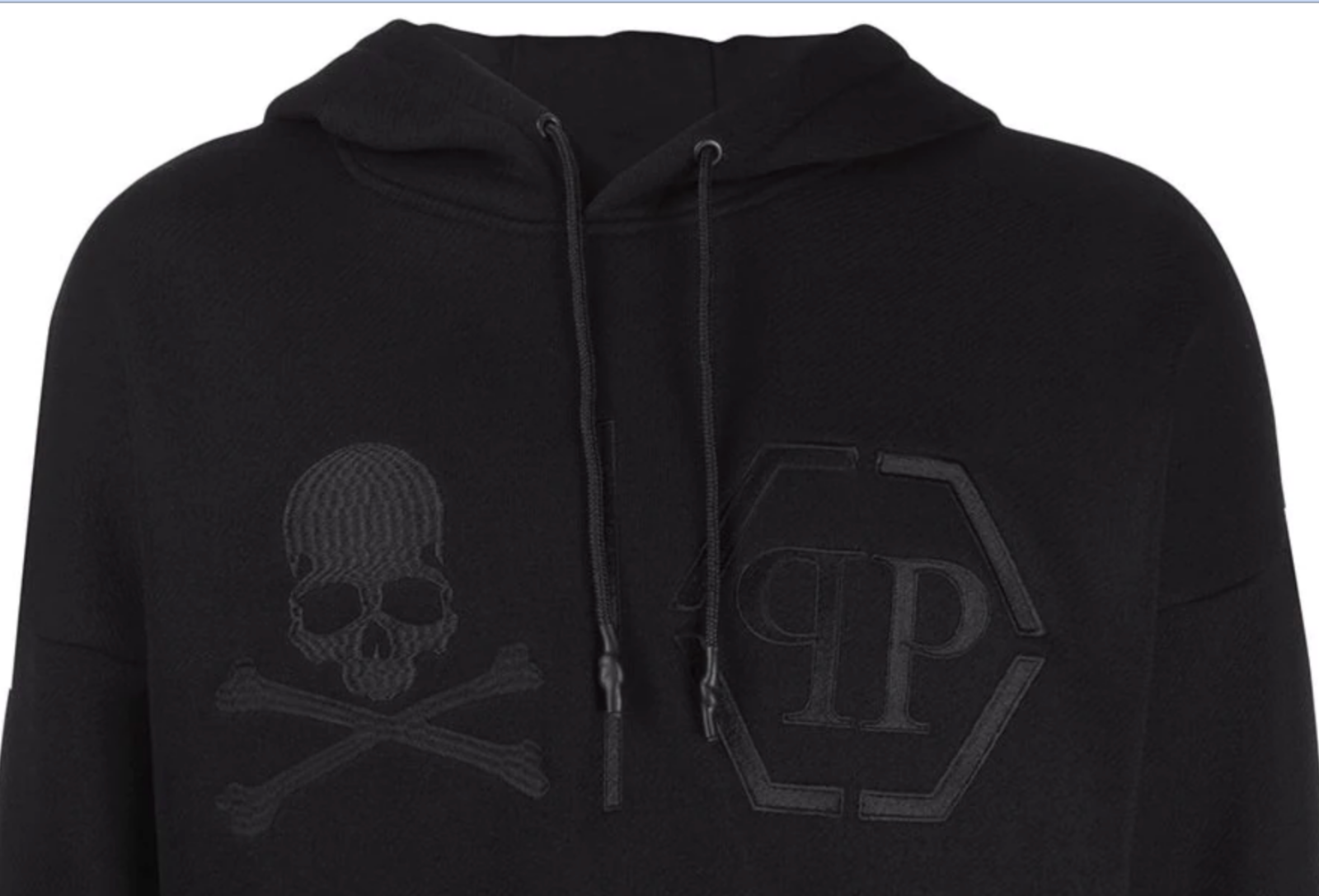 Pre-owned Philipp Plein Hooded Sweatshirt Sweater Jumper Hoody Jumper 3xl In Black