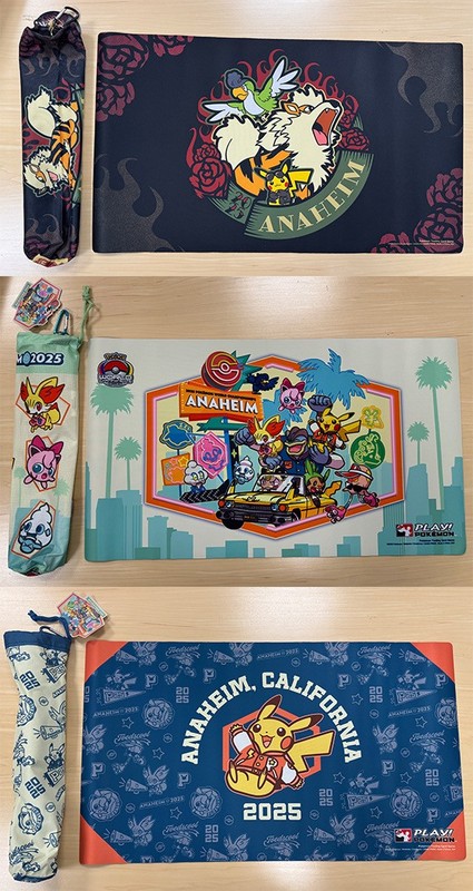 Pokemon World Championships 2025 Anaheim Playmat Bundle, 3