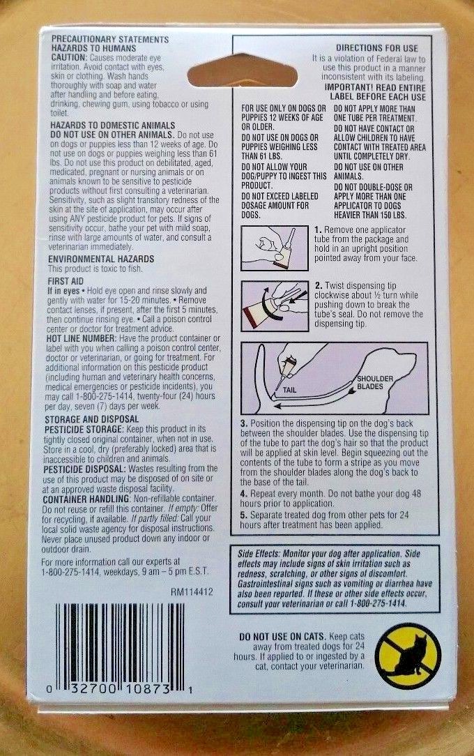 Hartz Ultra Guard Plus Topical Flea & Tick for Dogs & Puppies 61 - 150lbs