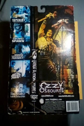 1999 McFarlane Toys Ozzy Osbourne Action Figure - Includes Diorama and Bats