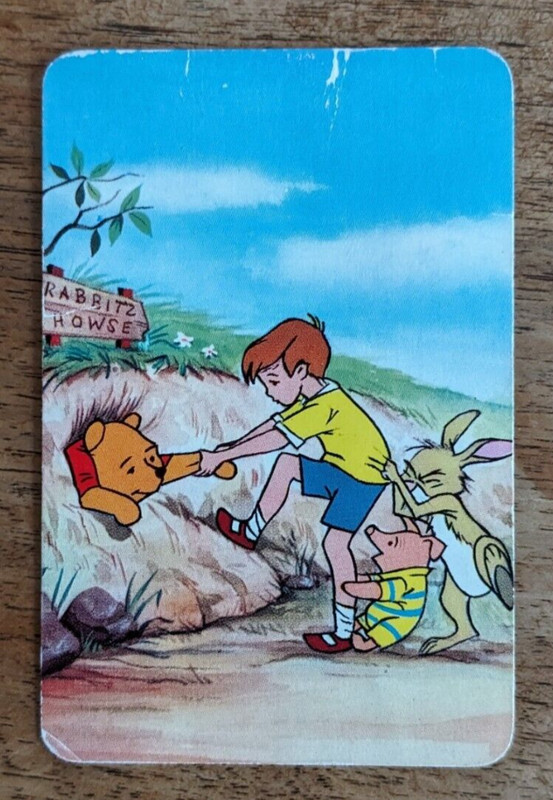 Carte Seule Jeu Winnie The Pooh Pepys Single Card Game - Disney