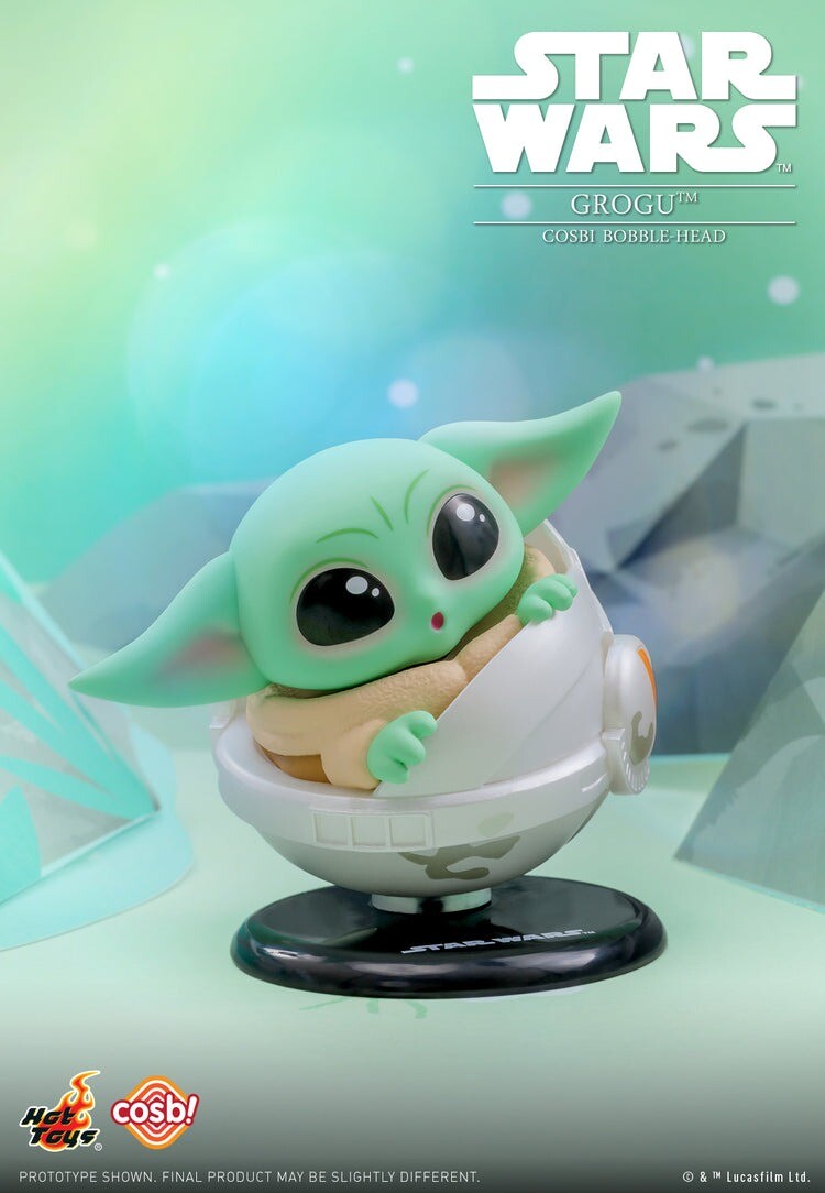 STAR WARS GROGU COSBI BOBBLE HEAD コレクション Hot Toys Star Wars Grogu Cosbi Bobble-Head Collection Figure