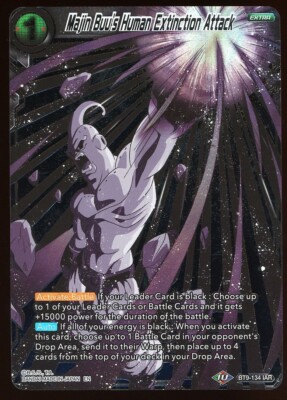Majin Buu's Human Extinction Attack IAR Dragon Ball Super Card Game Masters DBS
