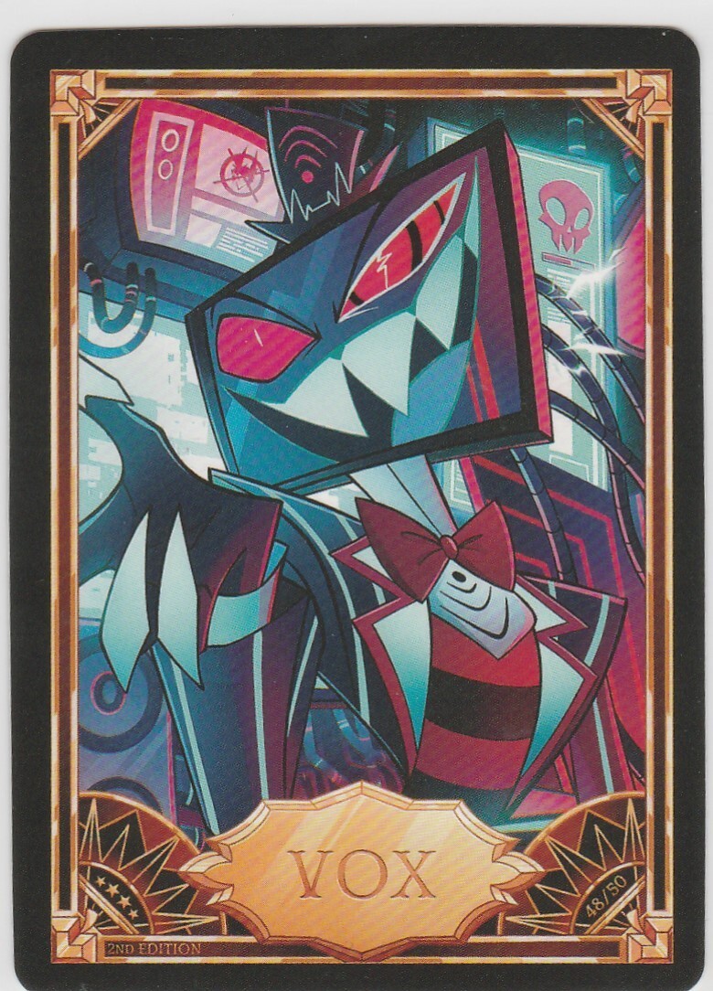 48/50 VOX Hazbin Hotel Trading Card 2nd Edition Non-Foil VNM