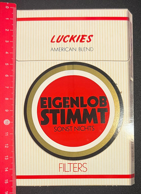 Luckies American Blend - Eigenlob stimmt - Aufkleber Sticker /26041772
