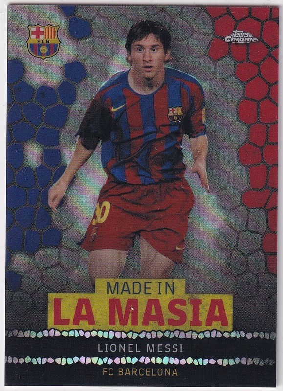 Topps Barcelona Chrome 2022-23 - Lionel Messi - Refractor - Made In La Masia