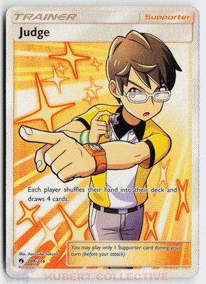 Judge 209/214 Lost Thunder Pokemon Ultra Rare Holo NM/M