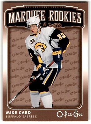 2006-07 O-Pee-Chee Mike Card Rookie Buffalo Sabres #586. rookie card picture