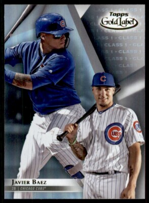2018 Topps Gold Label Class 1 Javier Baez Chicago Cubs #31