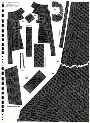 Shuttle Orbiter Standard Black Tile Decal Sets in 1/144, 1/100 and 1/72 scales