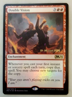 1x Double Vision Prerelease FOIL Core Set 2021 M21 Magic the Gathering NM