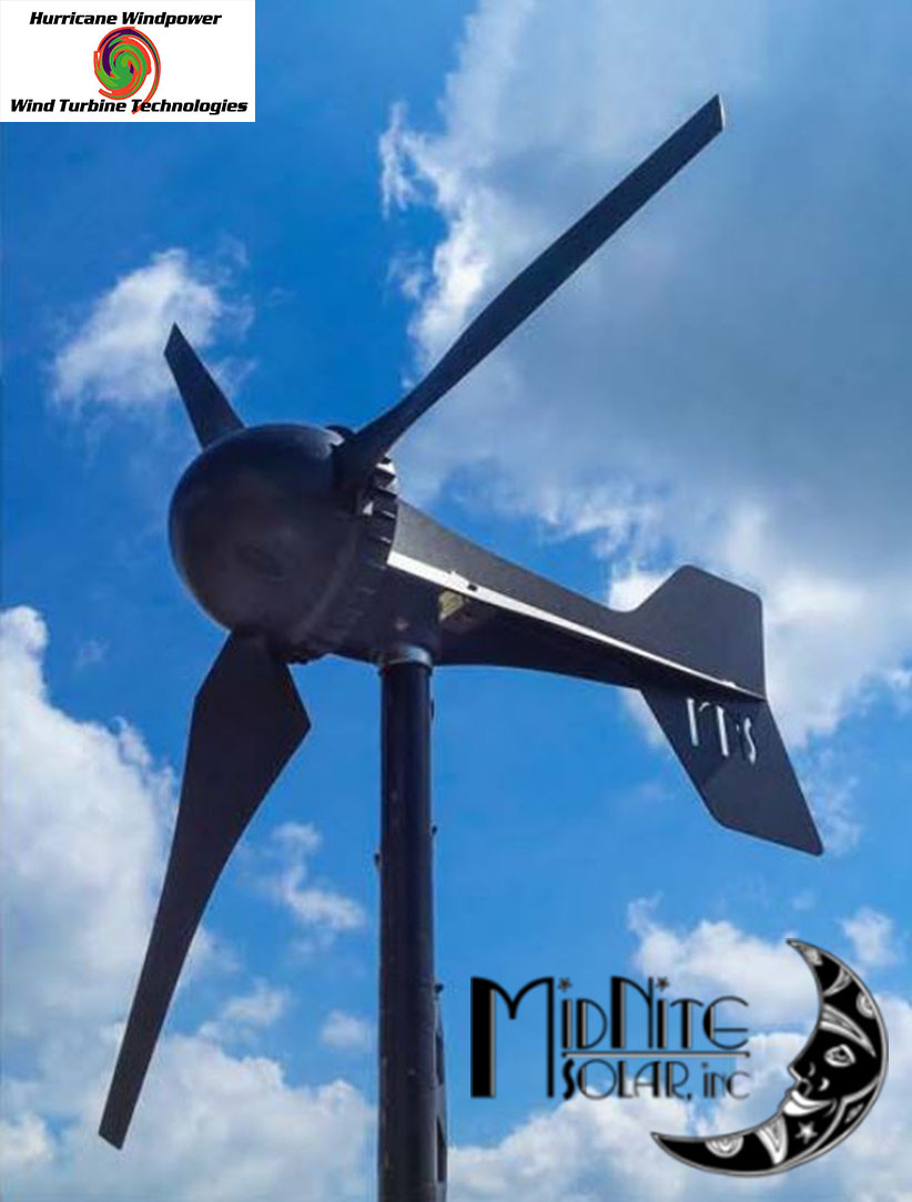 MIDNITE SOLAR CHINOOK 200 48 VOLT WIND TURBINE GENERATOR KIT MNCHINOOK200