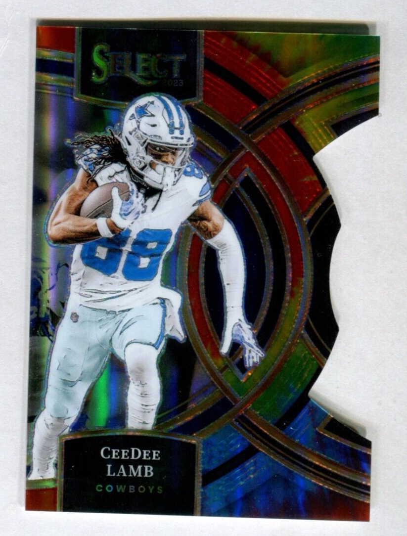 2023 Select Prizm Tie Dye Die Cut #177 CeeDee Lamb 4/25