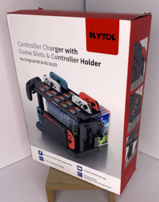 Game Storage Tower Controller Charger Station Organizer for Nintendo Switch NEW