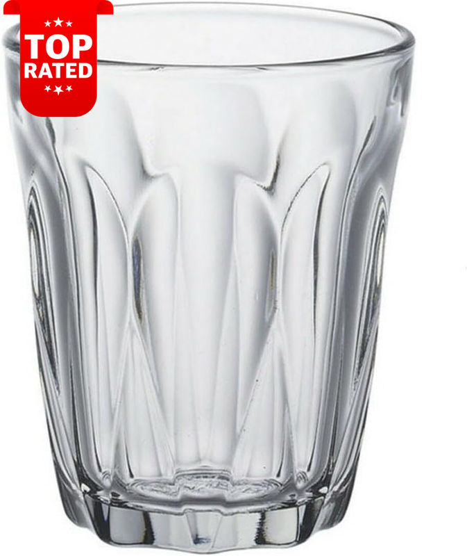 Provence Tumbler Set of 6 Clear Glasses 250ml Ideal for Juice Water Drinking