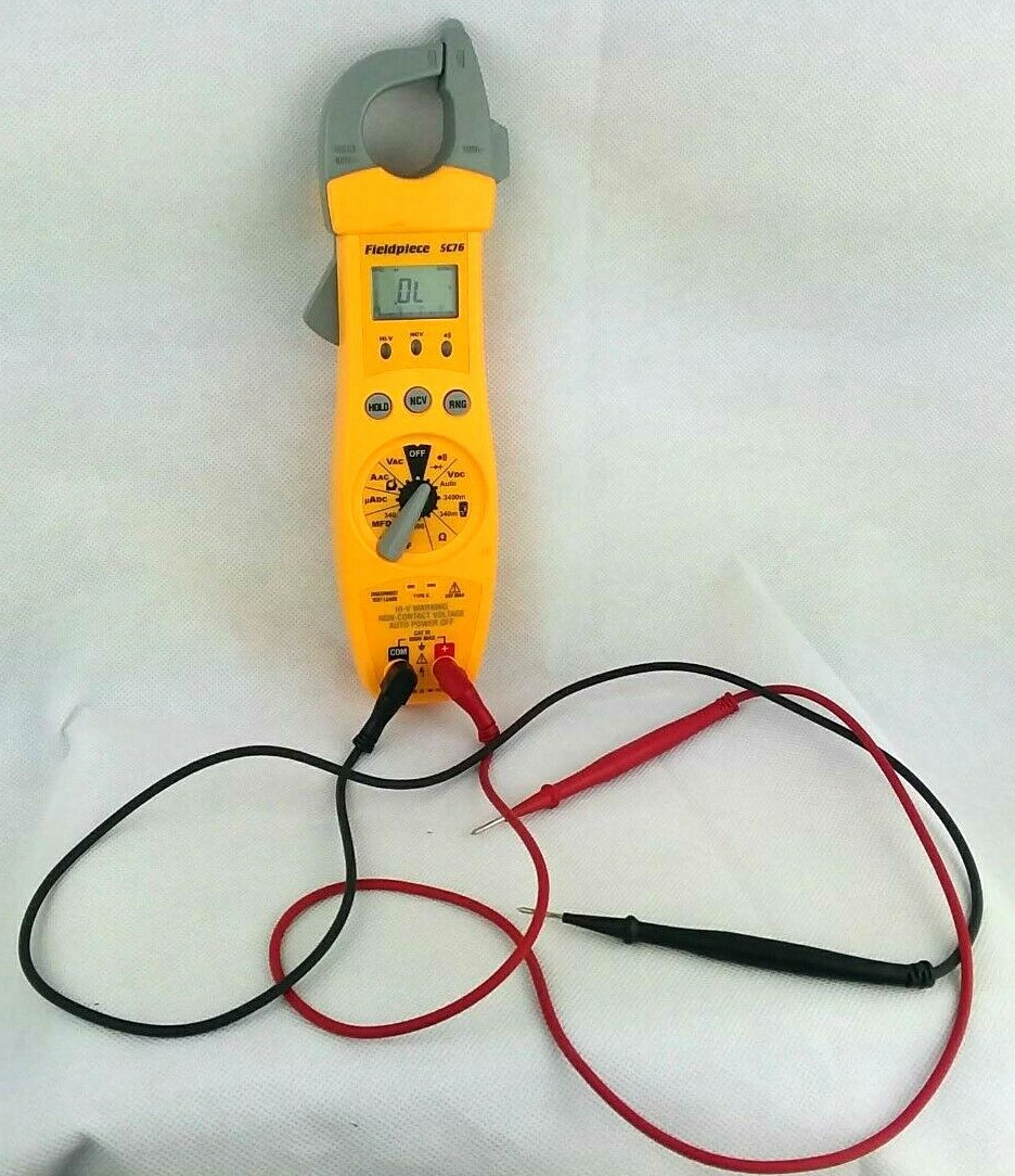 Fieldpiece SC76 HVAC/R Clamp Meter with Temperature and Capacitance