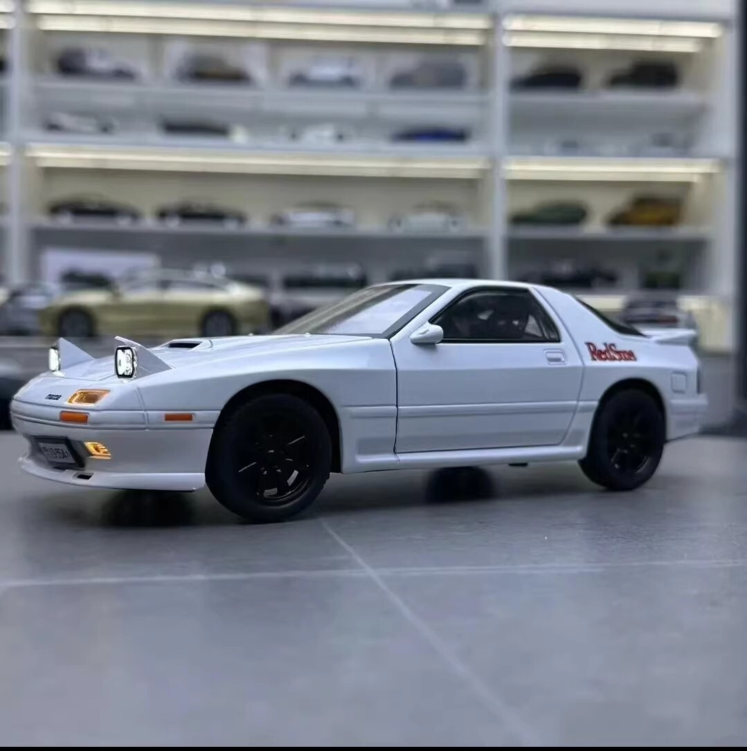 Mazda RX7-FC alloy model car white 1:24 | eBay