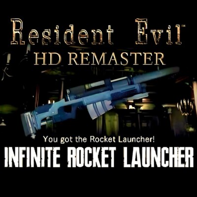 Resident Evil HD Remaster Infinite Ammo Rocket Launcher and Samurai Edge Handgun