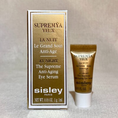 Sisley Supremya Yeux At Night Supreme Eye Serum Deluxe SAMPLE Sz .03oz, 1ml NIB